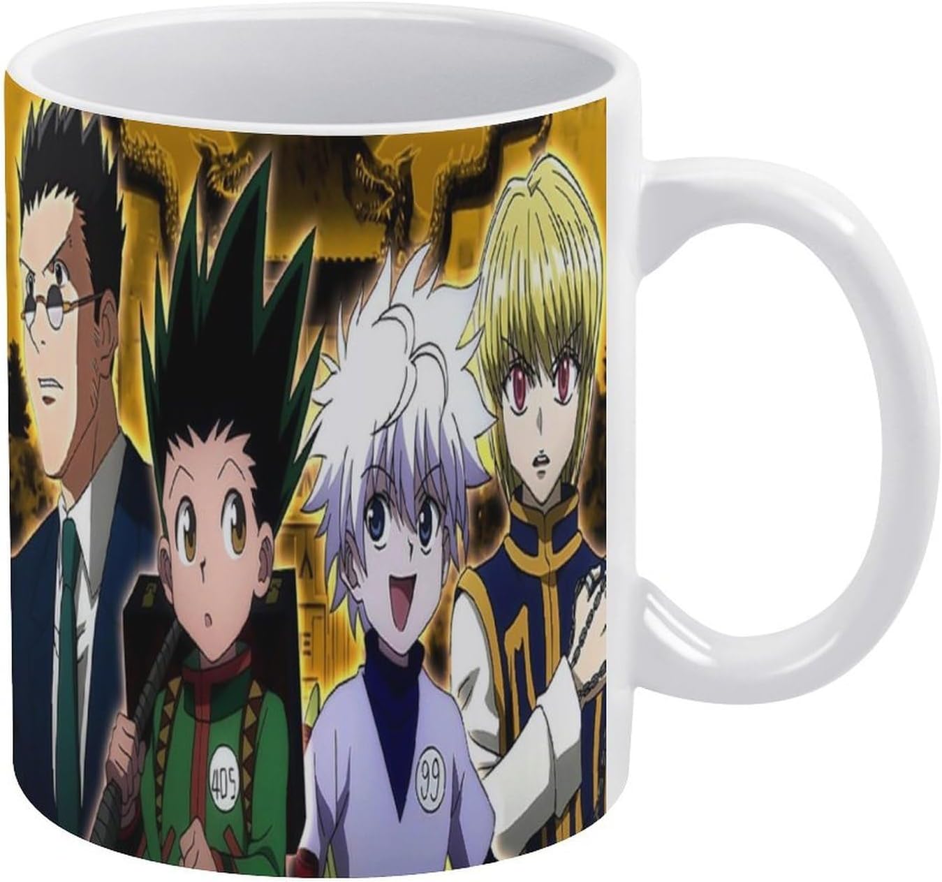 ハンター×ハンター マグカップ コップ 瀬戸物 セラミック 飲み物用 アニメ ゲーム 推し キャラ 誕生日 クリスマス プレゼント 記念品 ゲーム カフェ・オフィス・家用