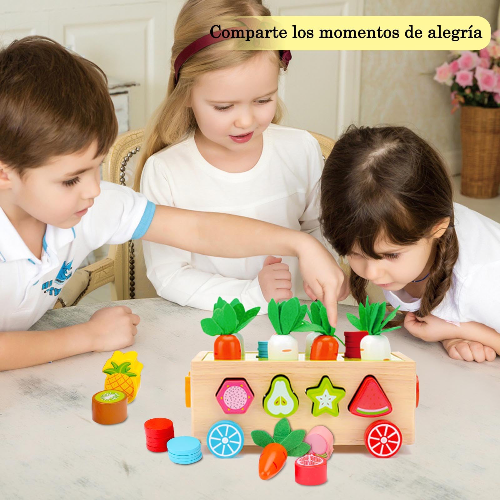 Juguetes Montessori 1 2 3 Años, Juguetes Montessori 1 Años, Juguetes, Juguete Niño 2 Años, Juguete Bebe 1 Año, Juguetes Educativos, Regalo Niño Niña 1-3 Años