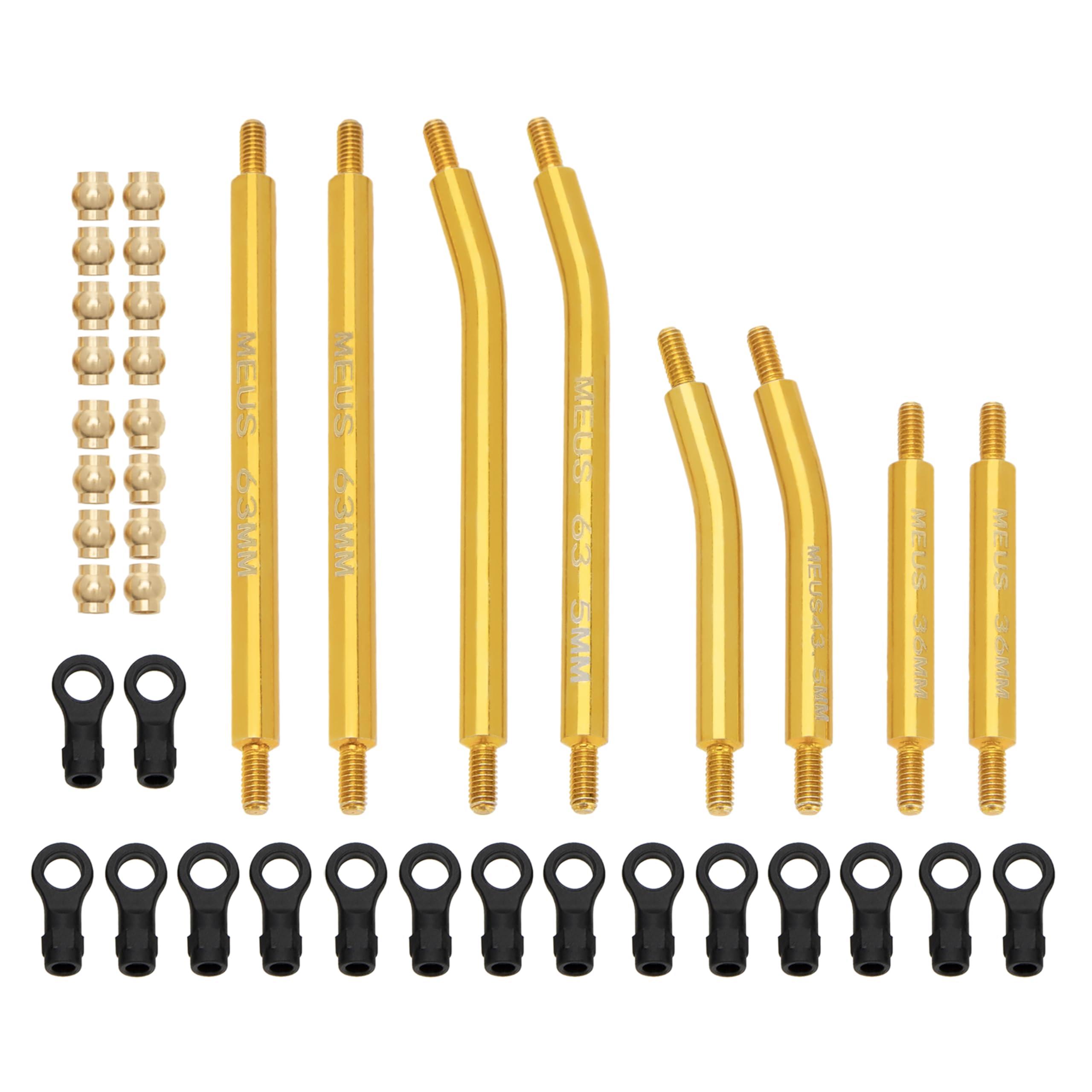 Amazon.com: MEUS RACING TRX4M Links Brass High Clearance Links Set