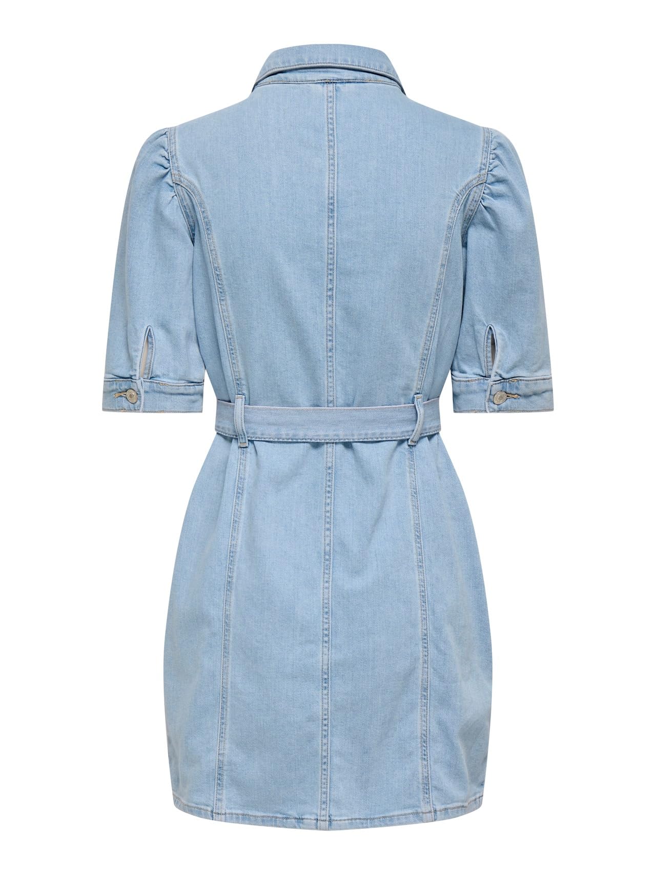 ONLY Damen Onlvibbe Ss Belt DNM Dress SIK Noos Onlvibbe Ss Belt DNM Dress SIK Noos (1er Pack)