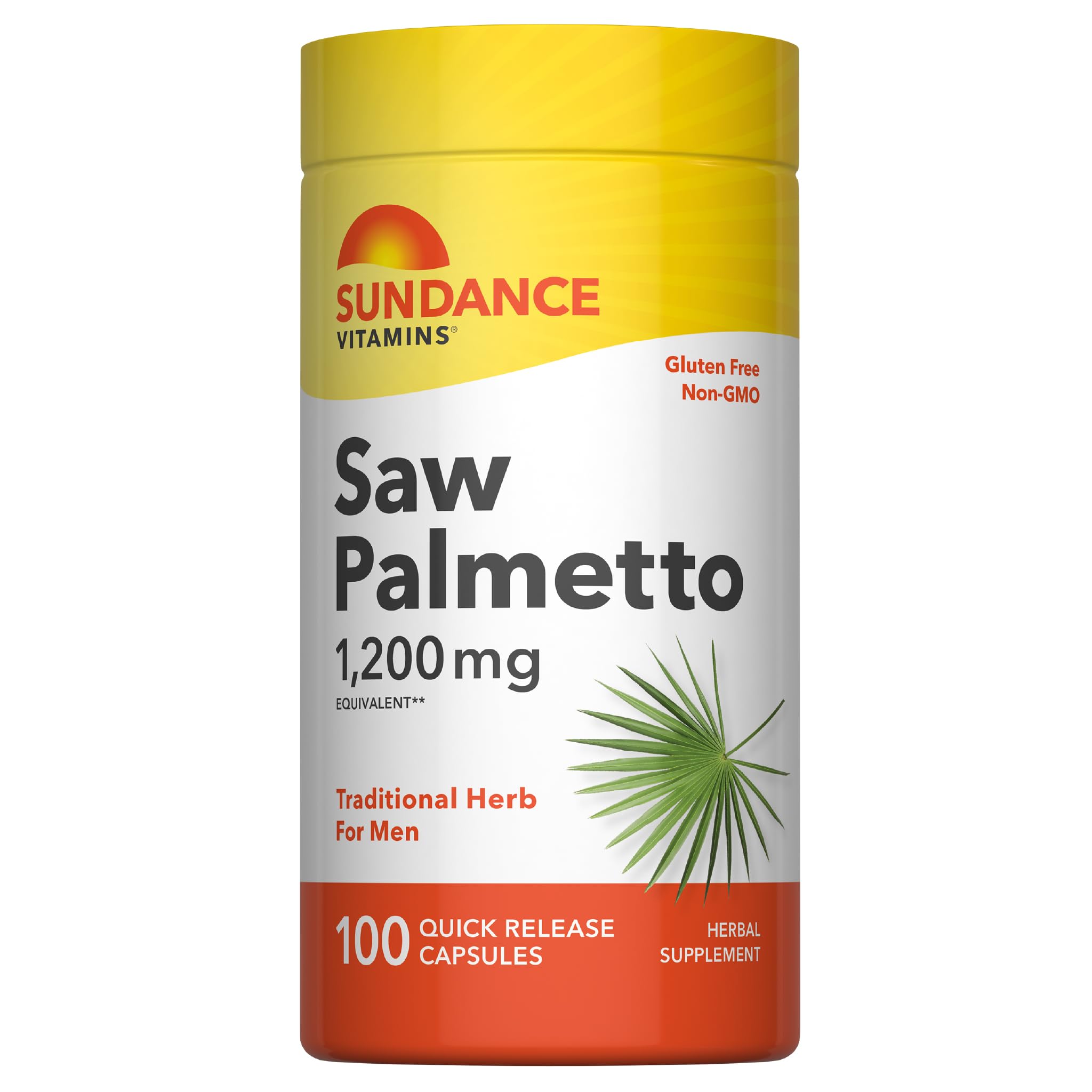 Sundance Saw Palmetto for Men | 100 Quick Release Capsules
