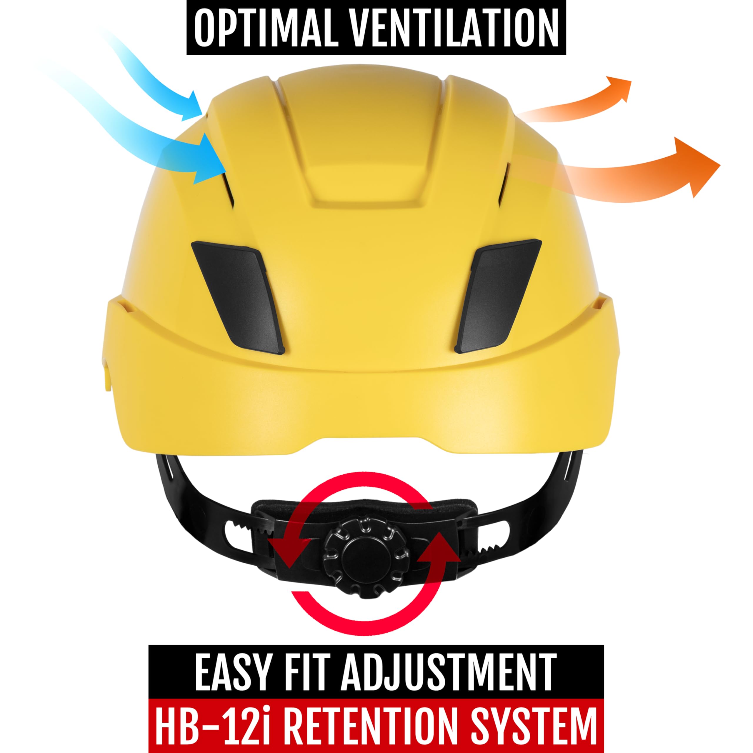 ACE Patera Premium Casco di sicurezza - casco da costruzione e da alpinismo per il lavoro e lo sport - casco da arrampicata leggero e casco da costruzione