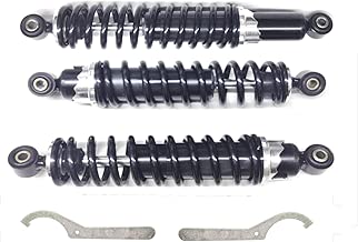 ATV Parts Connection Set of 3 Front & Rear Linear Type Shock Absorbers for Honda FourTrax 300 TRX300 1993-2000 2x4 ATV, Replacement to OE 51400-HM5-A10 52400-HM4-A10 - coolthings.us
