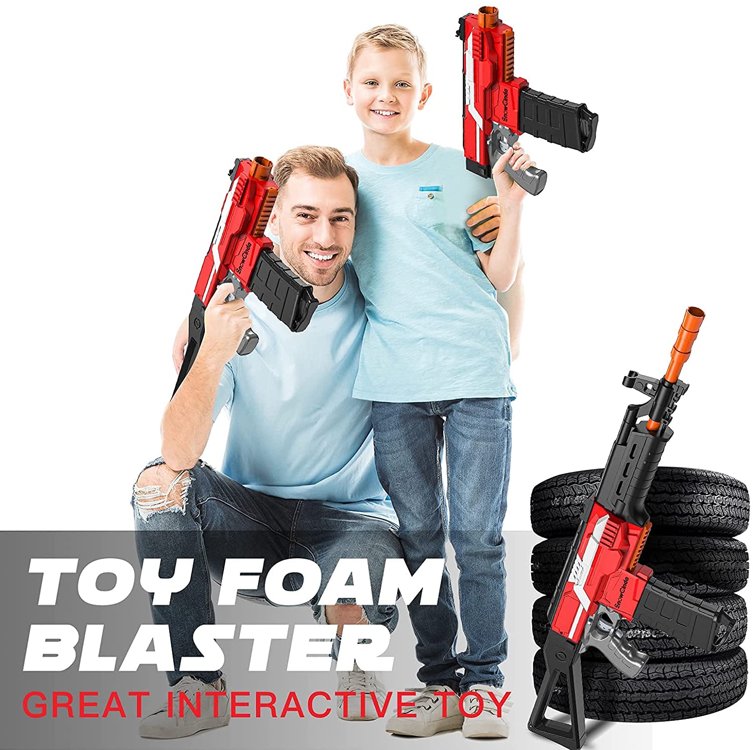 FoMass Toy Gun for Nerf Gun DartsToys for 612 Year Old Boys