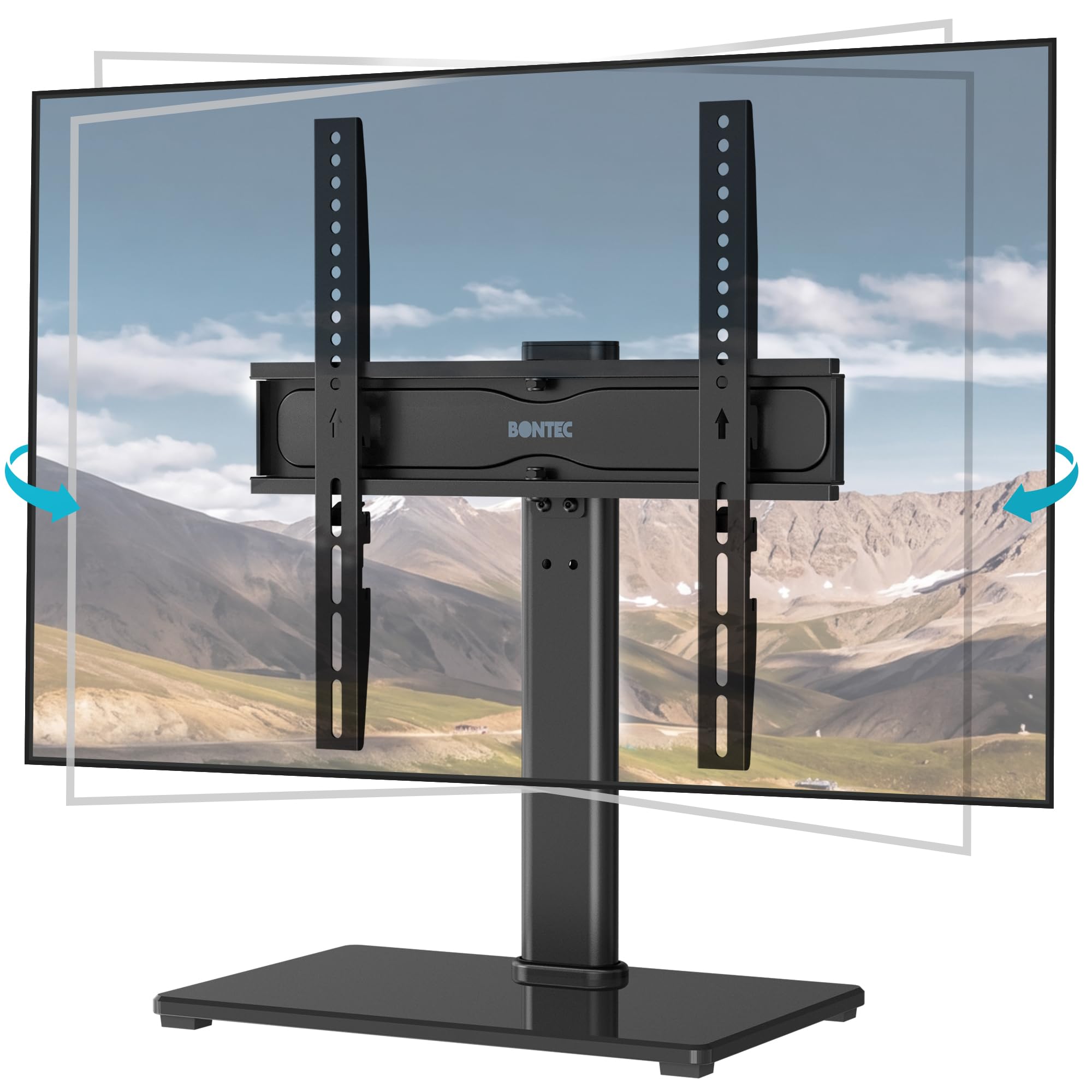 Amazon.co.jp: BONTEC テレビスタンド ロータイプ 24～60インチ対応
