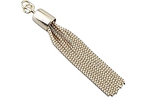 Long Gold Metal Tassels for Jewelry Making Kit