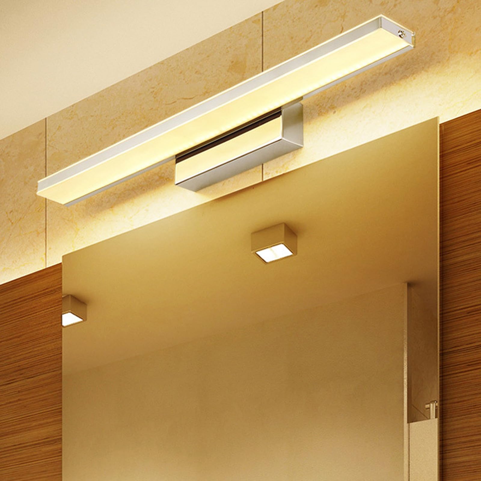 Lámpara de pared espejo de baño interior con LED integrado 72cm 7