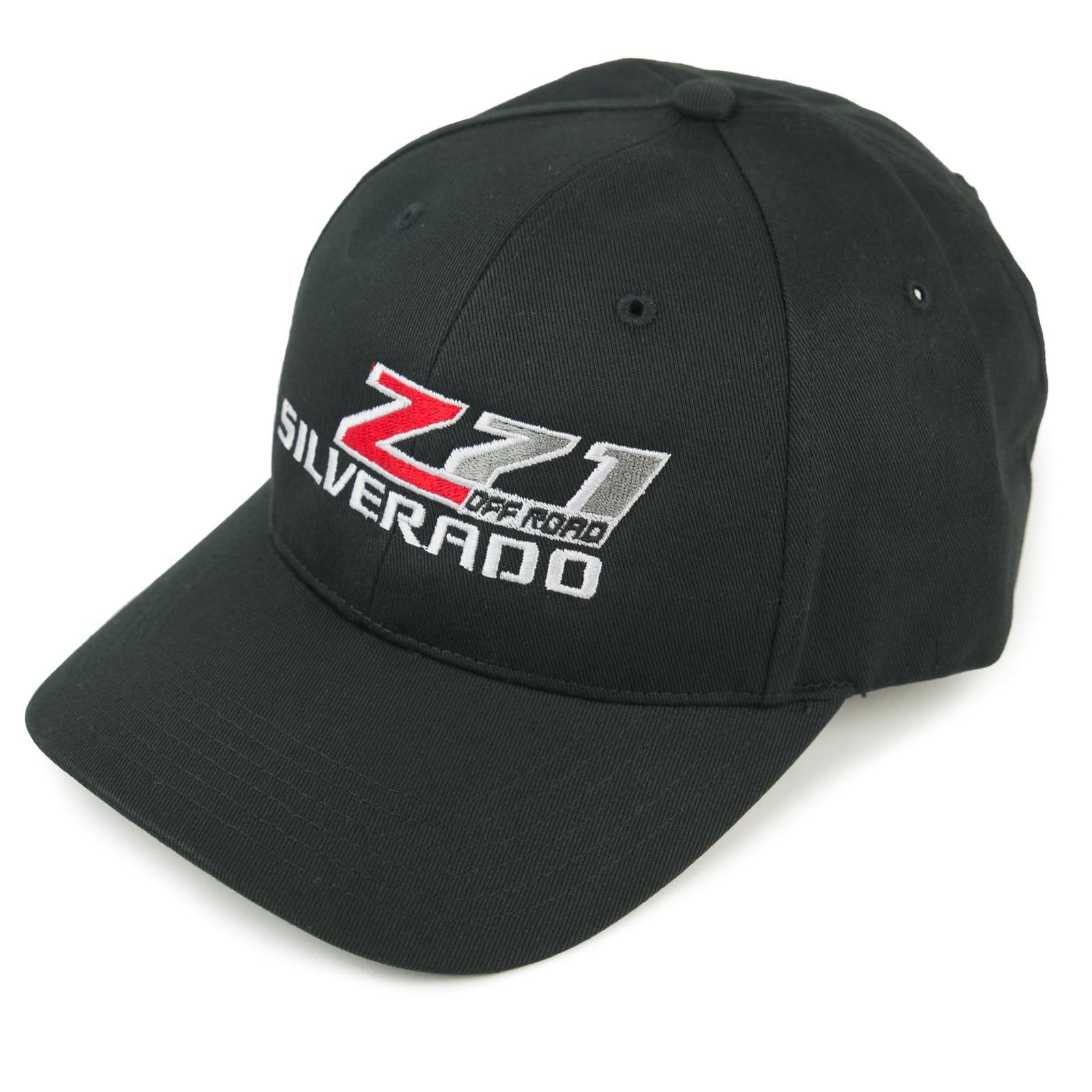 Black Cotton Twill Hat Cap for Silverado Owners, Embroidered Silverado Z71 Logo