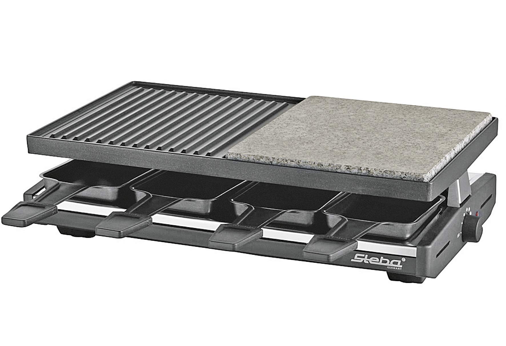 Steba RC58 Skrobak z kamieniem naturalnym i rusztem z odlewu aluminiowego