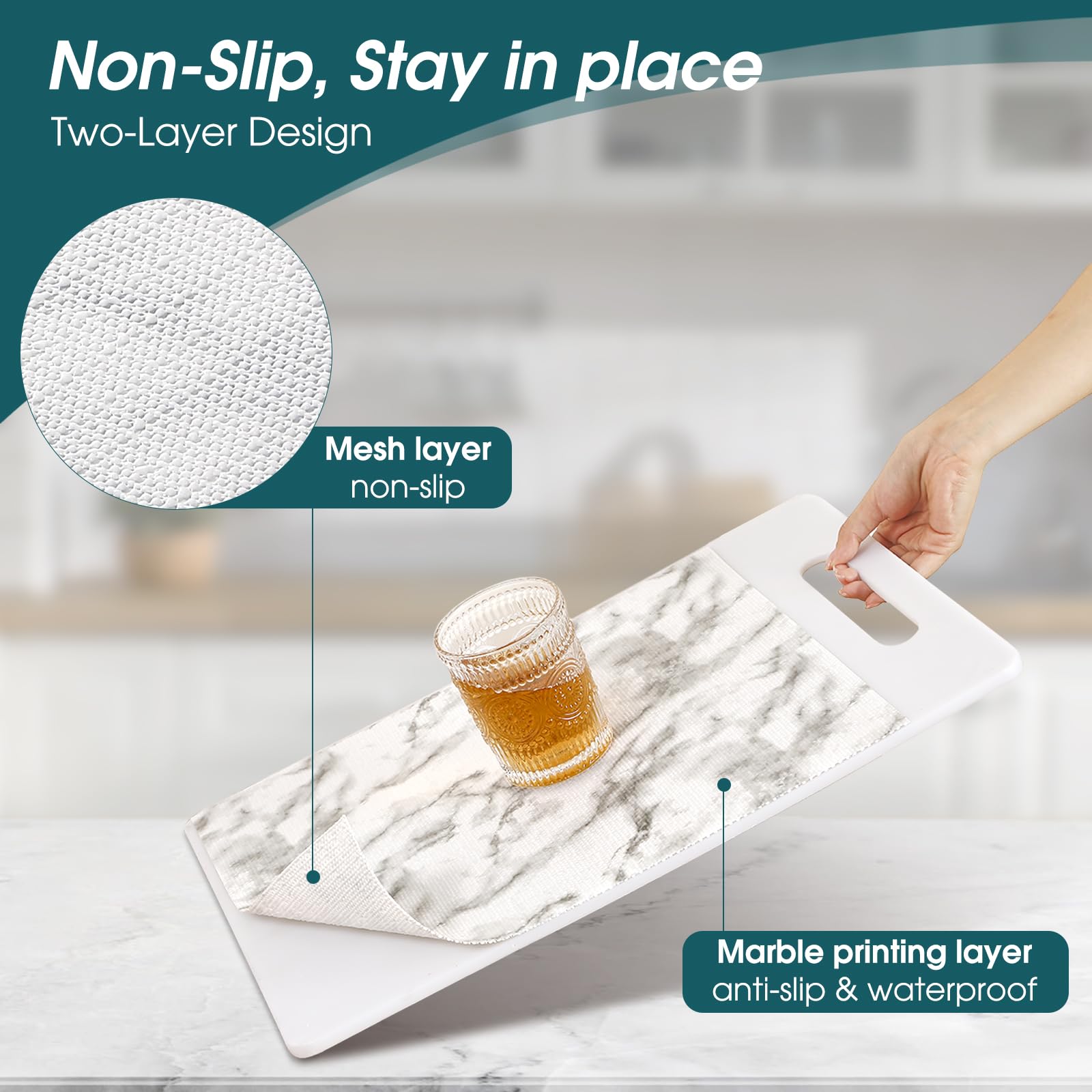 ALIUNI Revêtement De Tiroir Et D'étagère – Revêtement