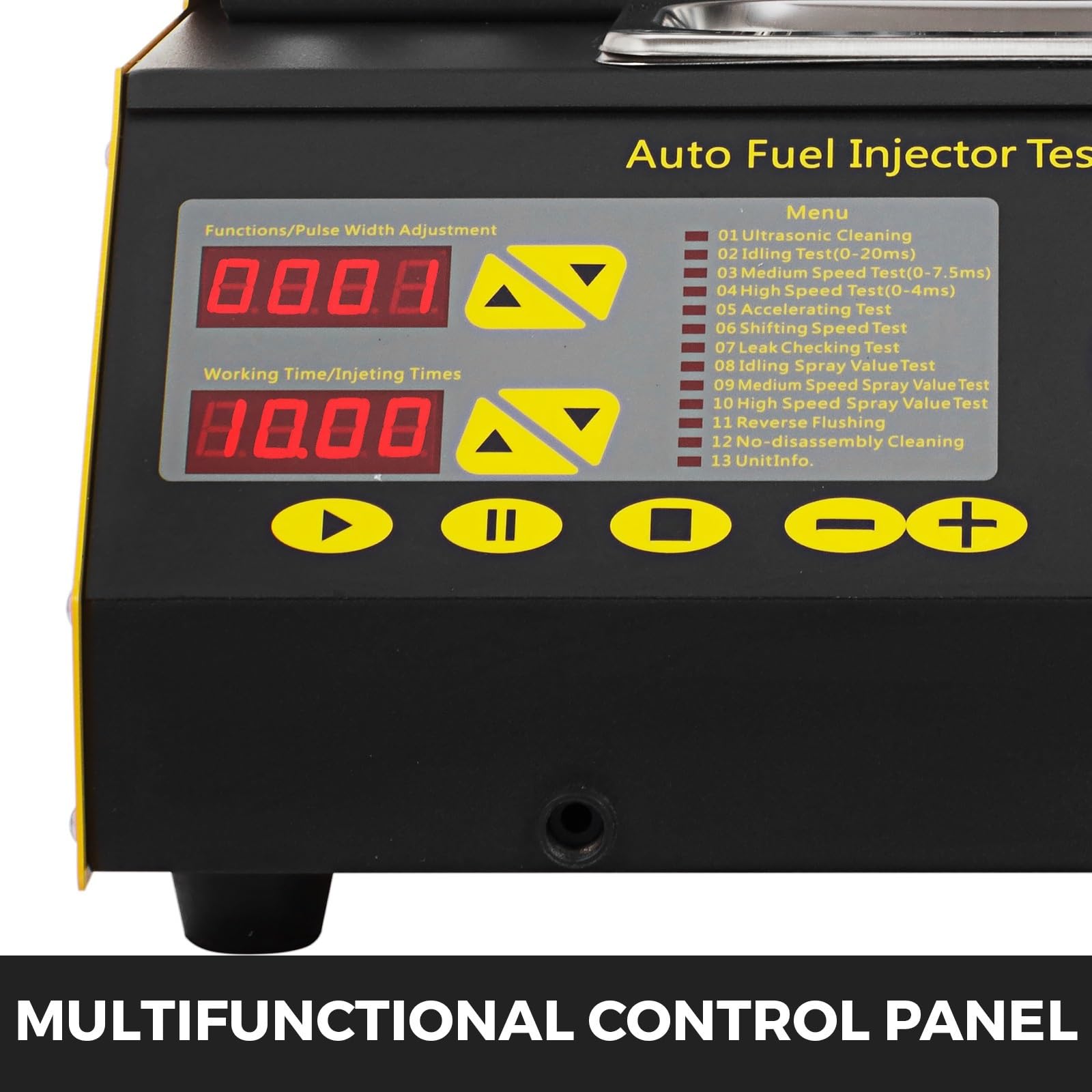 Limpiador de inyectores de combustible CT200, máquina de limpieza, 4/6 cilindros, herramientas limpiadoras de inyectores de ondas ultrasónicas for coche y motocicleta