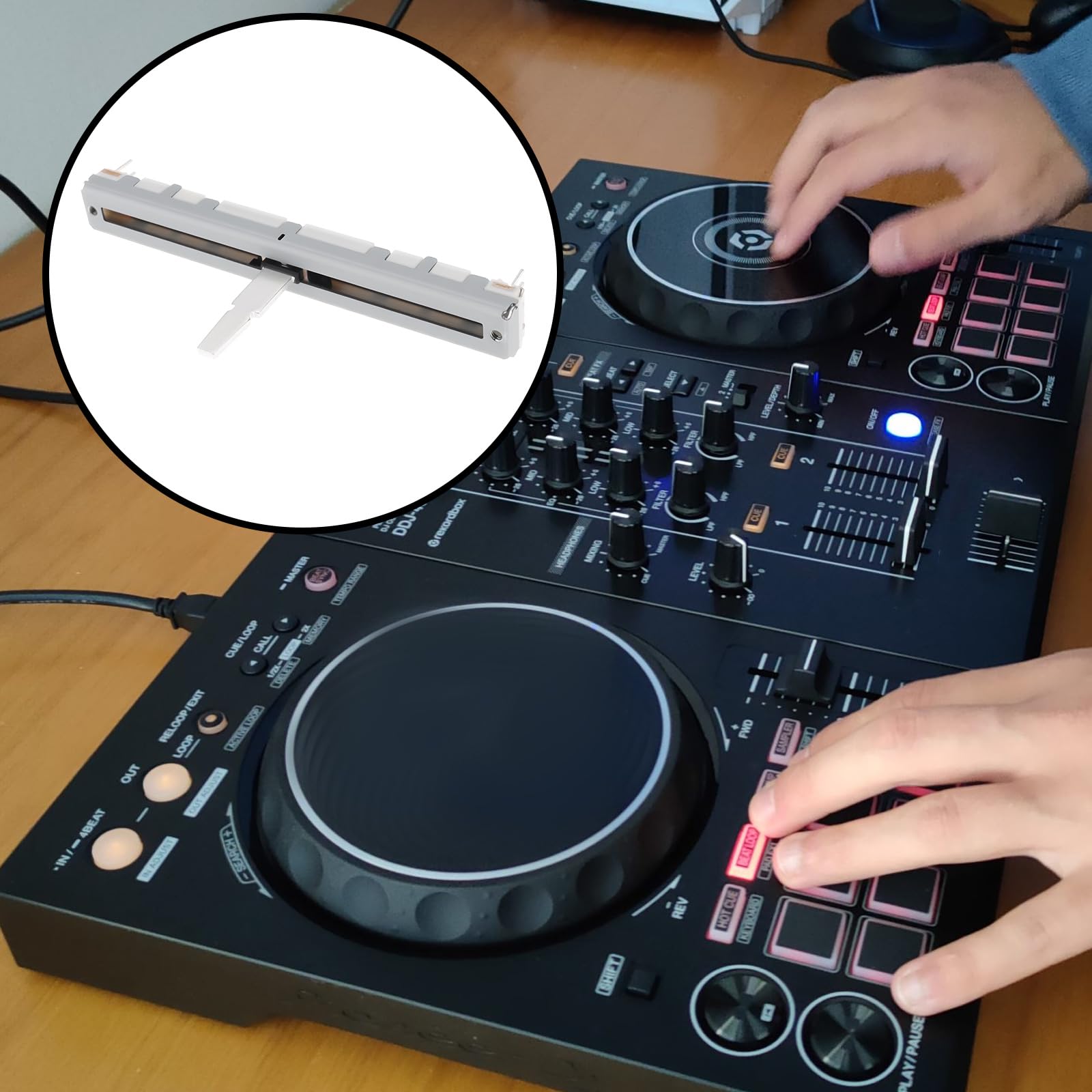 OTOTEC DJ Disc Player Speed Control Push Rod Potentiometer DCV1011 Compatible with Pioneer DDJ 200 400 XDJRR - Image 2