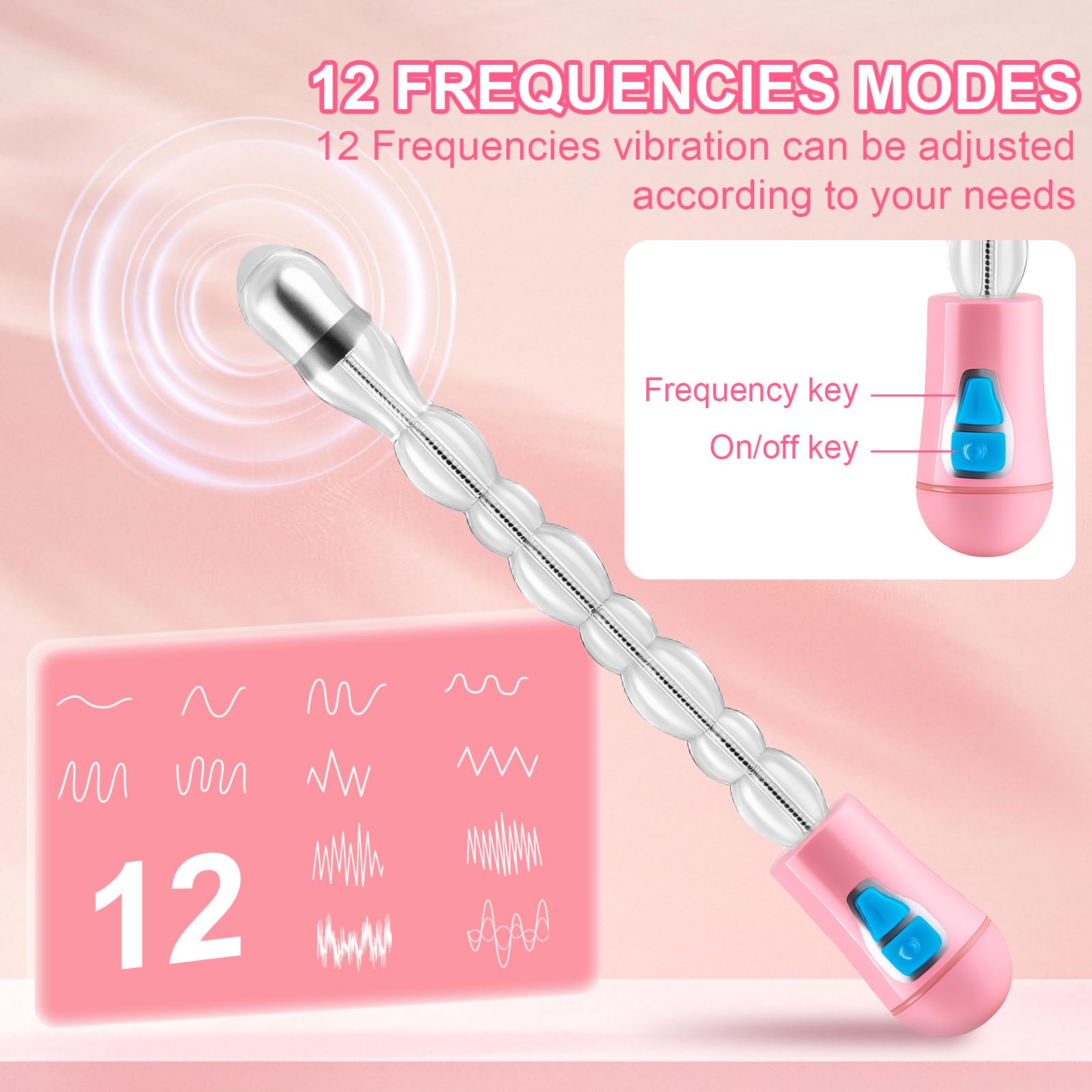 Plug Anal Vibradores, Dilatador Anal, Juguetes Eróticos para Pareja Sexuales, Dildo Anal Consoladores para Mujer, 12 Modos Vibradorador, Butt Plug Recargable Estimulador Prostata