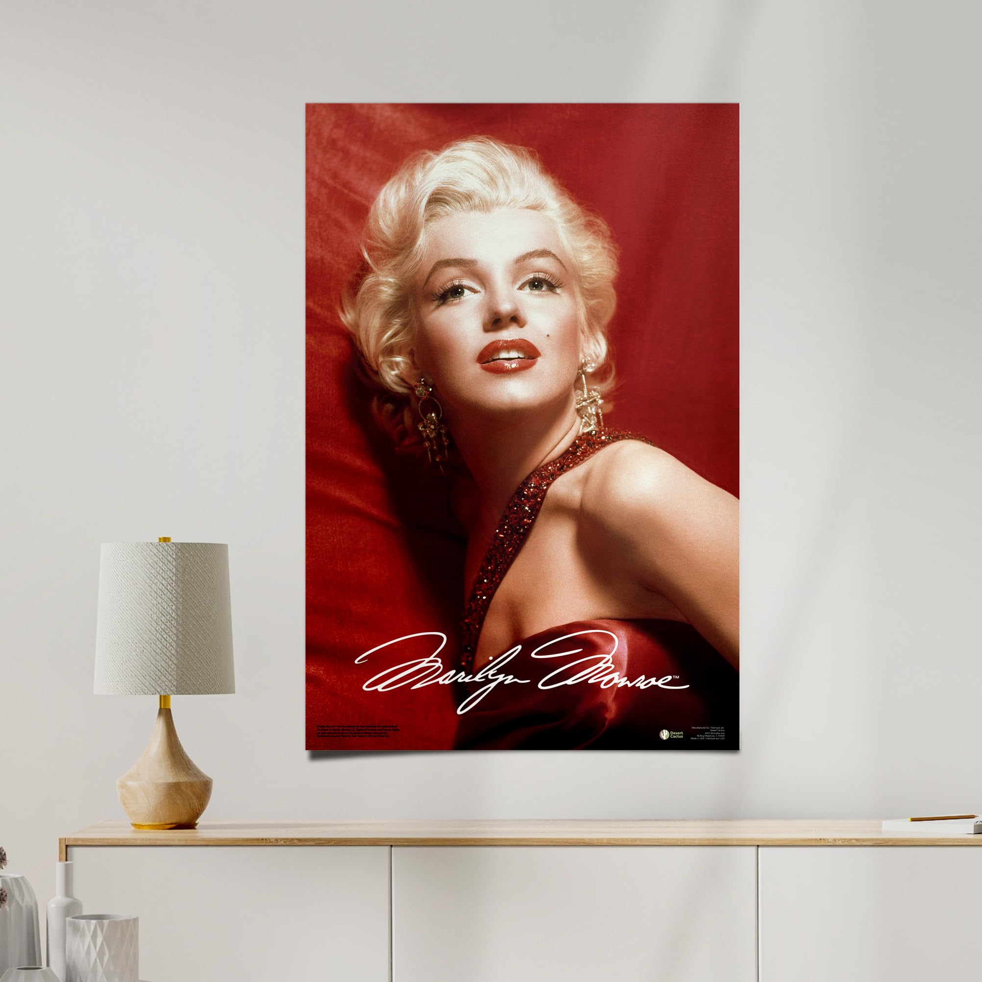 Amazon.com: Desert Cactus Marilyn Monroe Poster 24 x 36 inch Room