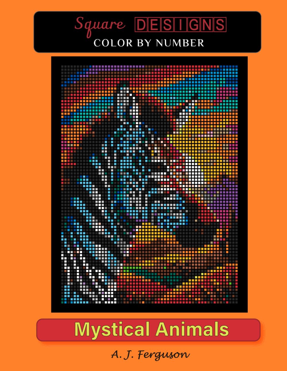 Mystical Animals Color by Number book - Standard paper