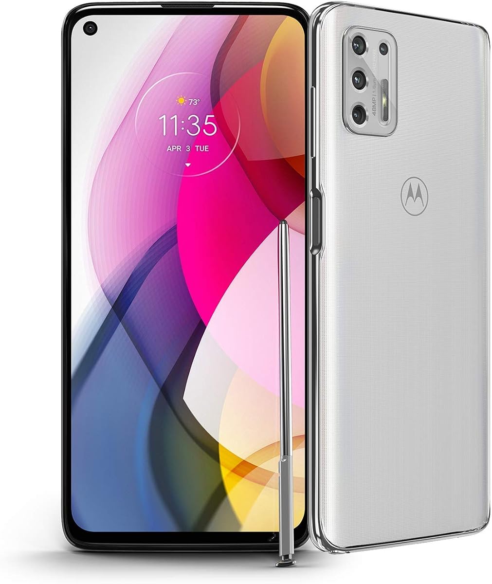 Motorola Moto G Stylus 2021, 128GB + 4GB RAM, White - Unlocked (Renewed)