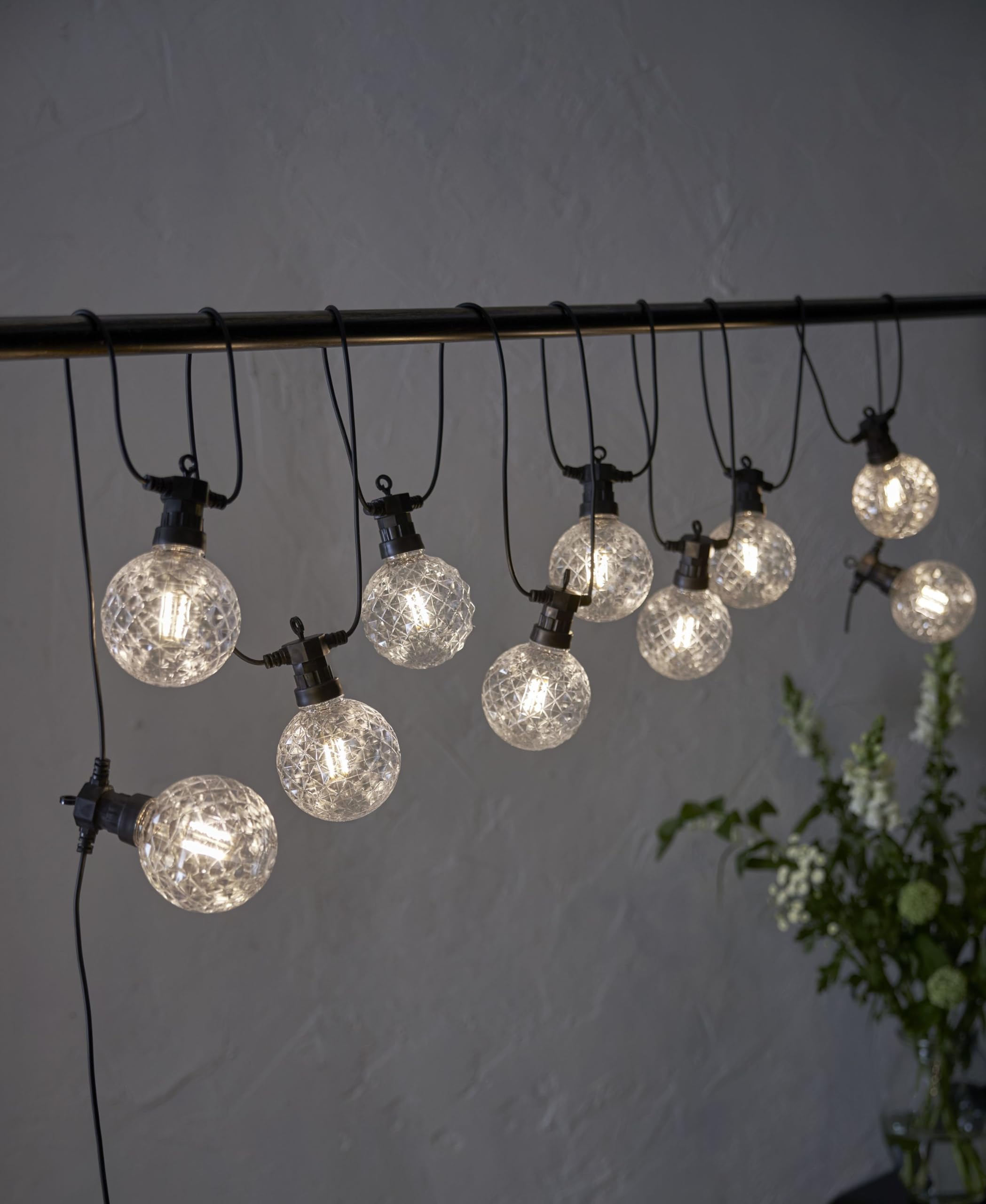 LED-Lichterkette 'Circus Bomb', 10 Kugeln, ww LED [Energieklasse G]