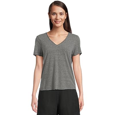 Michael Stars Vera Tee charcoal