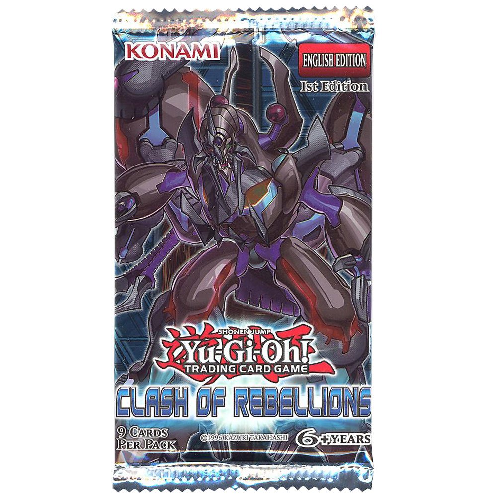Amazon.com: Konami YuGiOh Clash of Rebellions Booster Pack : Toys & Games