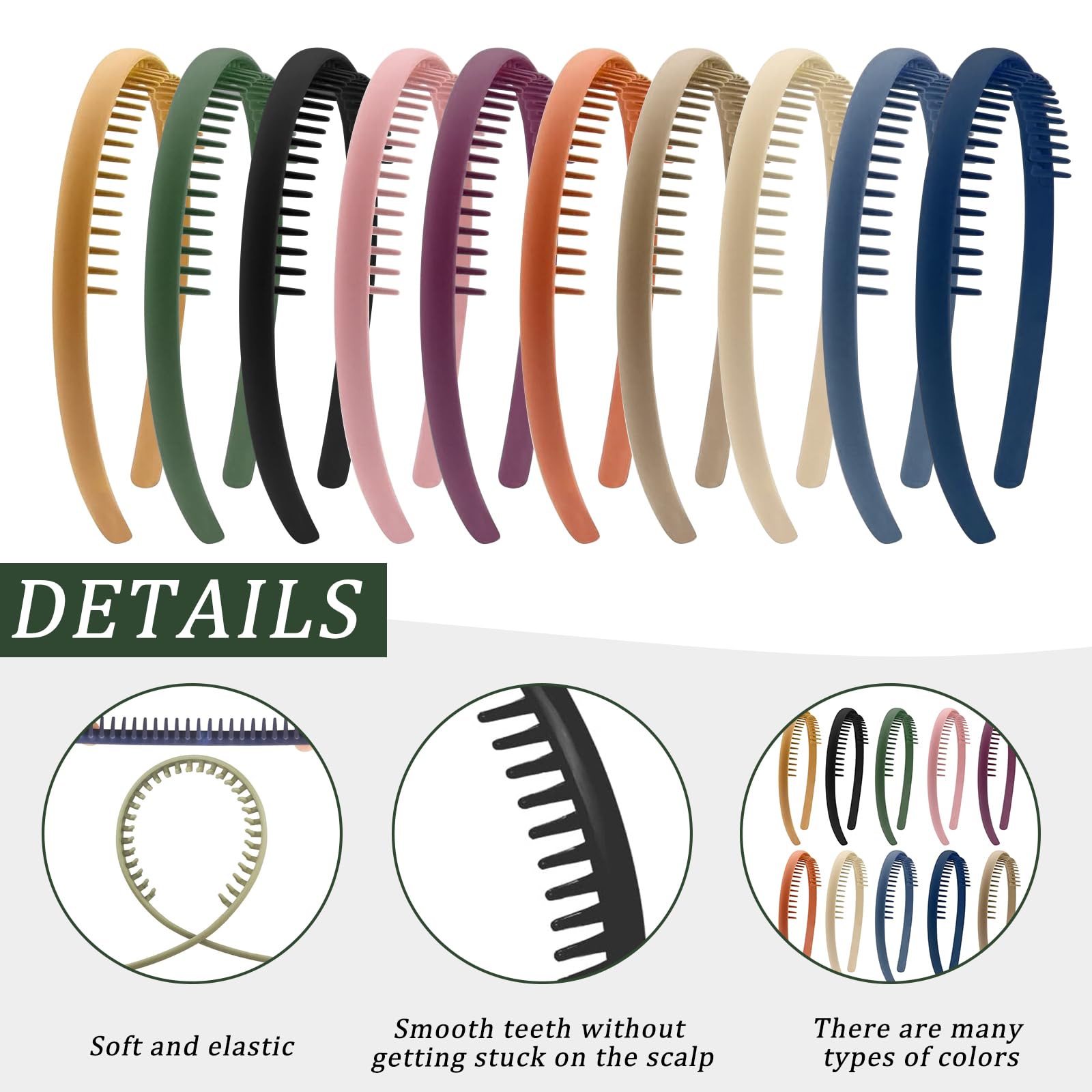 BETOY Fascia Per Capelli Con Fascia Per Capelli Da Donna, Fascia Per Capelli Con Nodo Alla Moda, Accessori Per Capelli Con Fascia Elastica Annodata A Croce, Donne E Ragazze (10 Colori