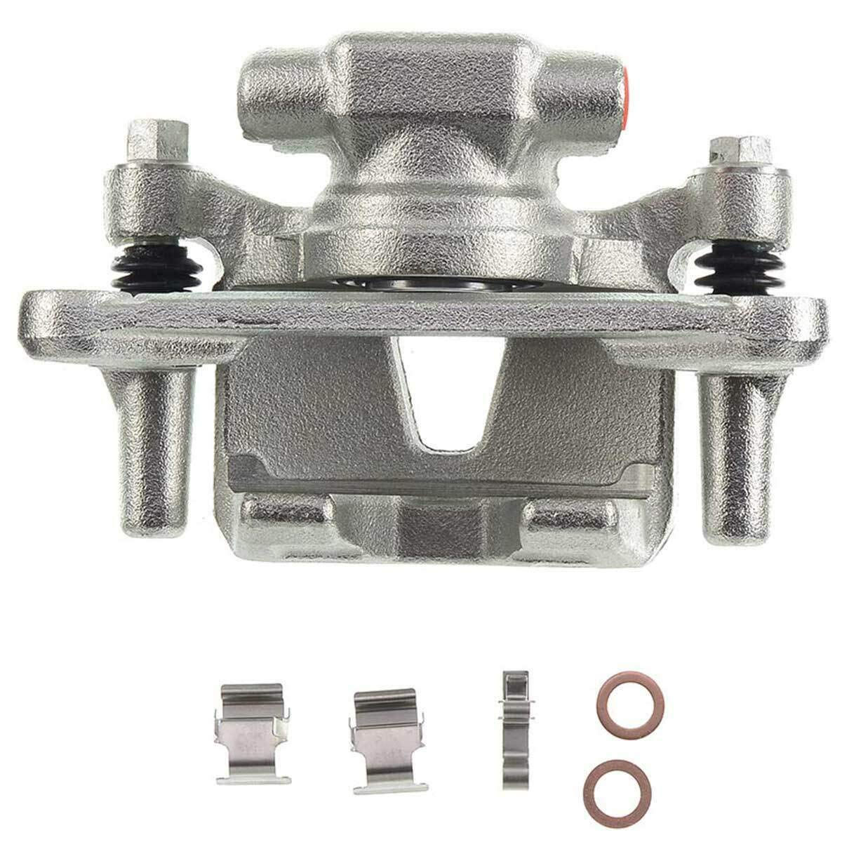 2pcs Rear Disc Brake Caliper Set W/ Bracket - Left & Right For Mitsubishi Endeavor 3.8L 2004-2011