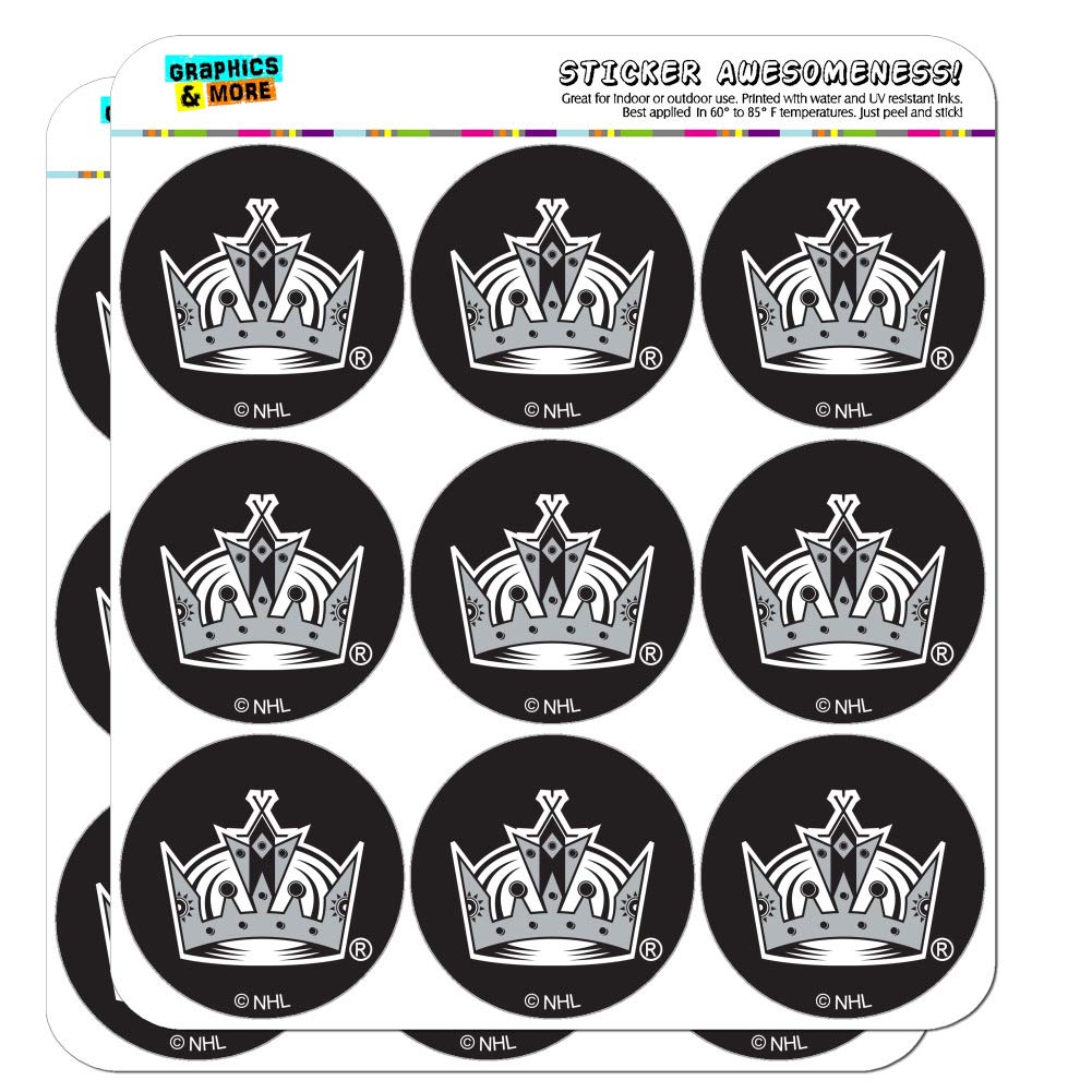 NHL Los Angeles Kings Logo Planner Calendar Scrapbooking Crafting Stickers