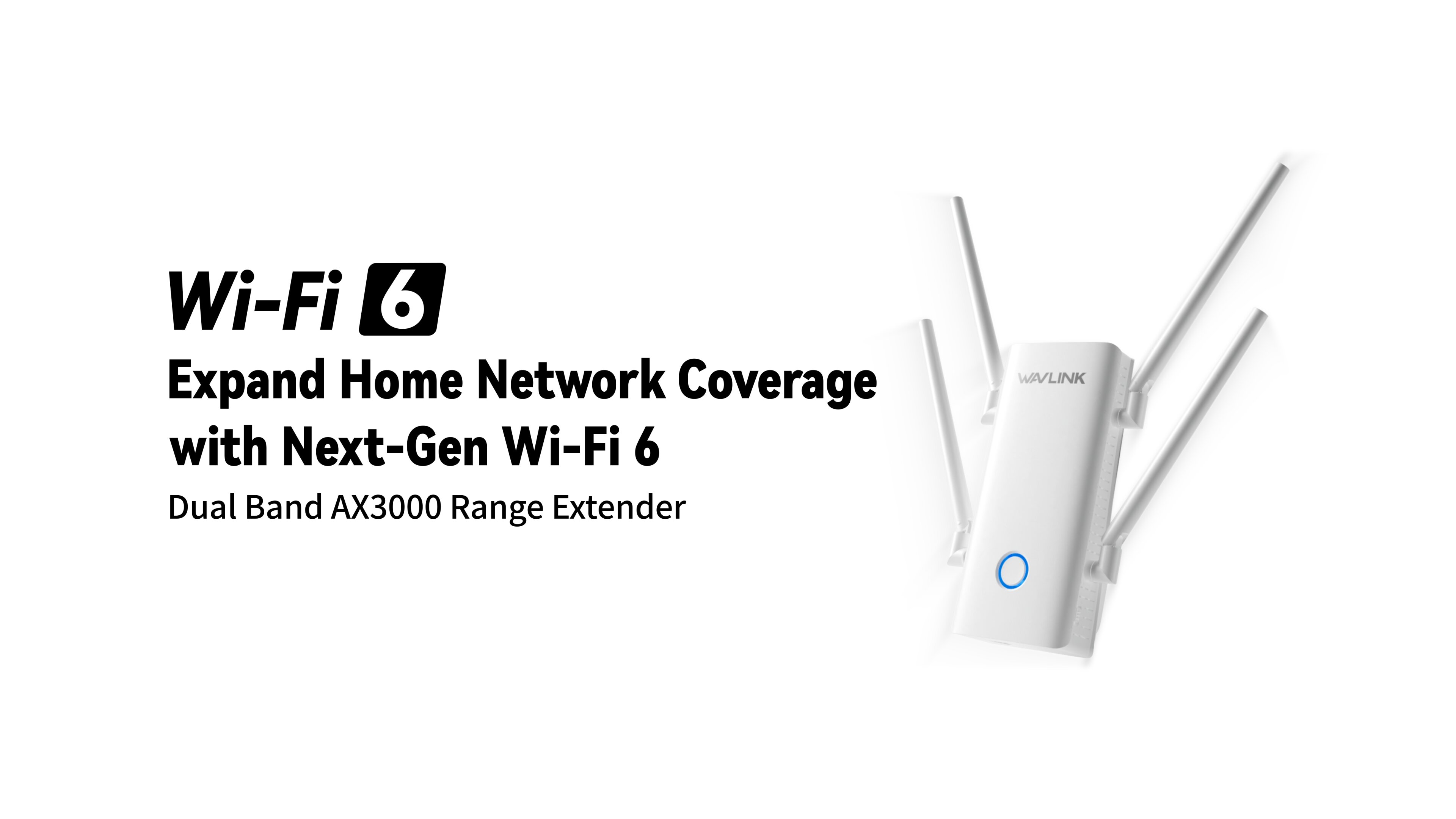 WAVLINK AX3000 Dual Band Wi-Fi 6 Range Extender, WiFi WAVLINK AX3000 Dual Band Wi-Fi 6 Range Extender, WiFi