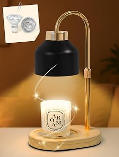 Seniny Electric Candle Warmer Lamp with Timer Dimmable, Adjustable Height Lamp Candle Warmer for Jar Candles, Home Decor Warming Light, Flameless Wax Melter Lamps, Christmas Birthday Gifts for Women