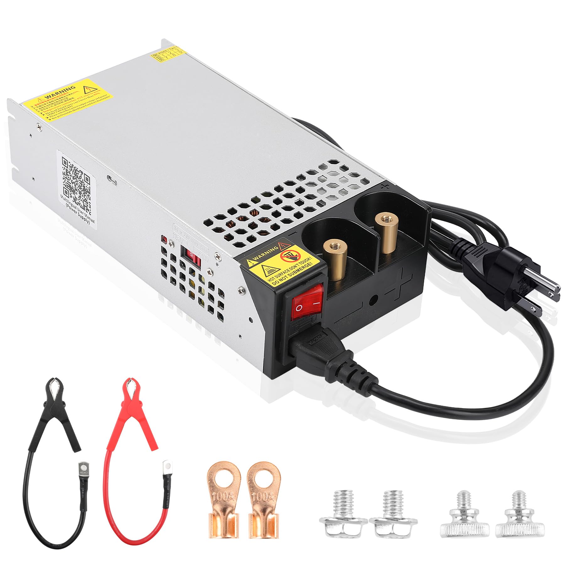 MEISHILE スイッチング電源　12V 100A 1200W AC-DC Amazon.com: 12V 100A 1200W DC Switching Power supply Adapter