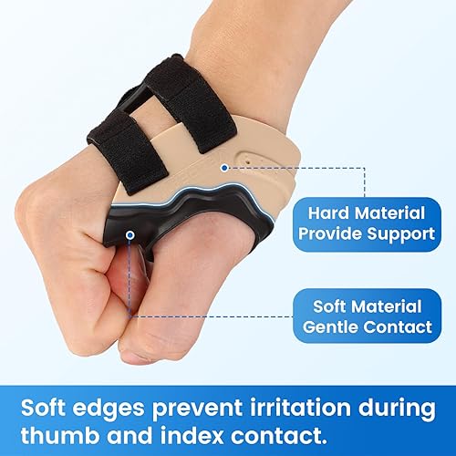 Miniatura 5 de Velpeau Soporte para el pulgar  Diseño antigrietas  Soporte para aliviar lesiones del dolor en las articulaciones CMC para osteoartritis, artritis,