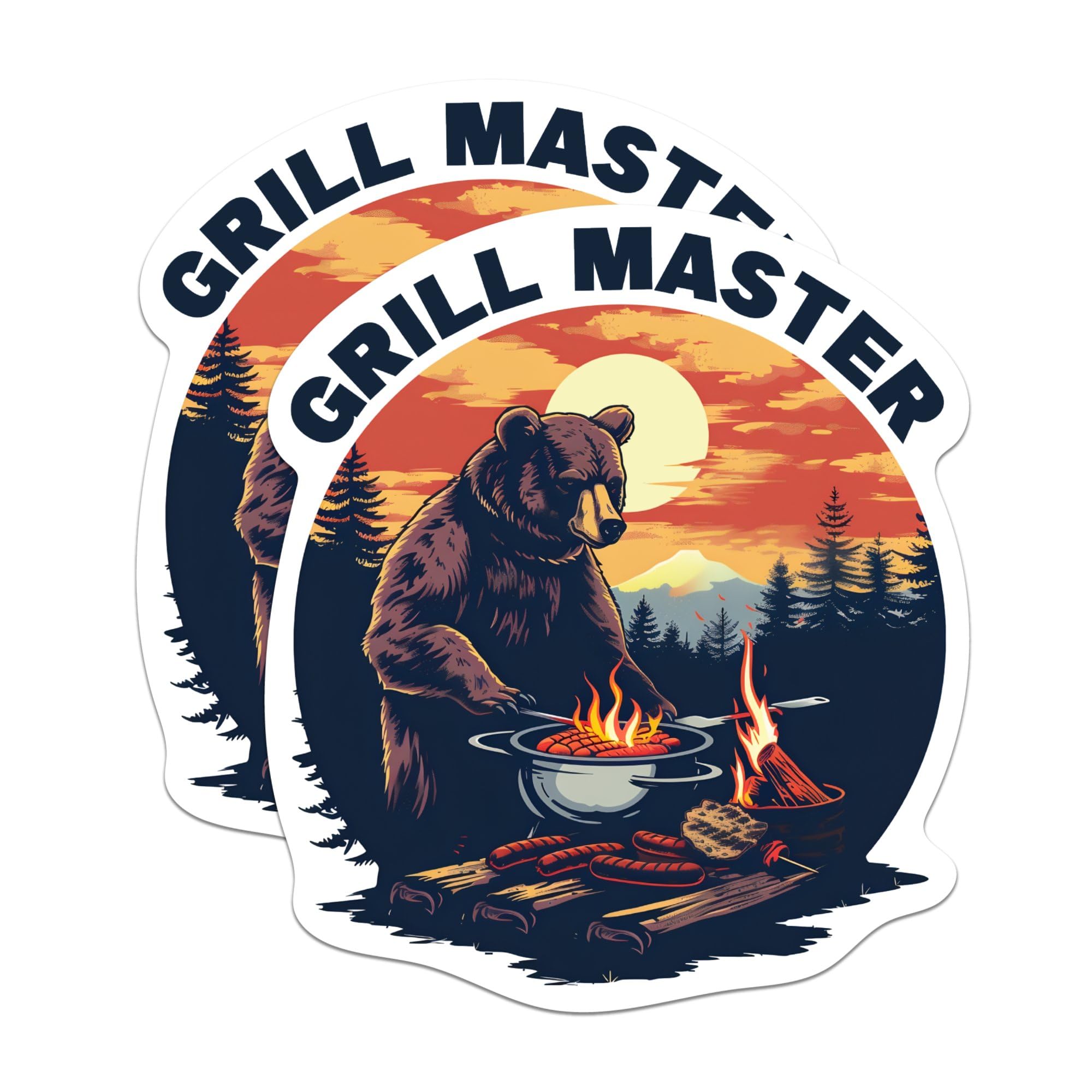 Imanes Grill Master de 5 pulgadas para barbacoa en coches y neveras pack de 2