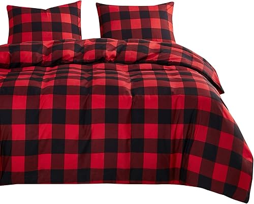 Wake In Cloud - Juego de edredón, Microfibra, Beige, gemelo