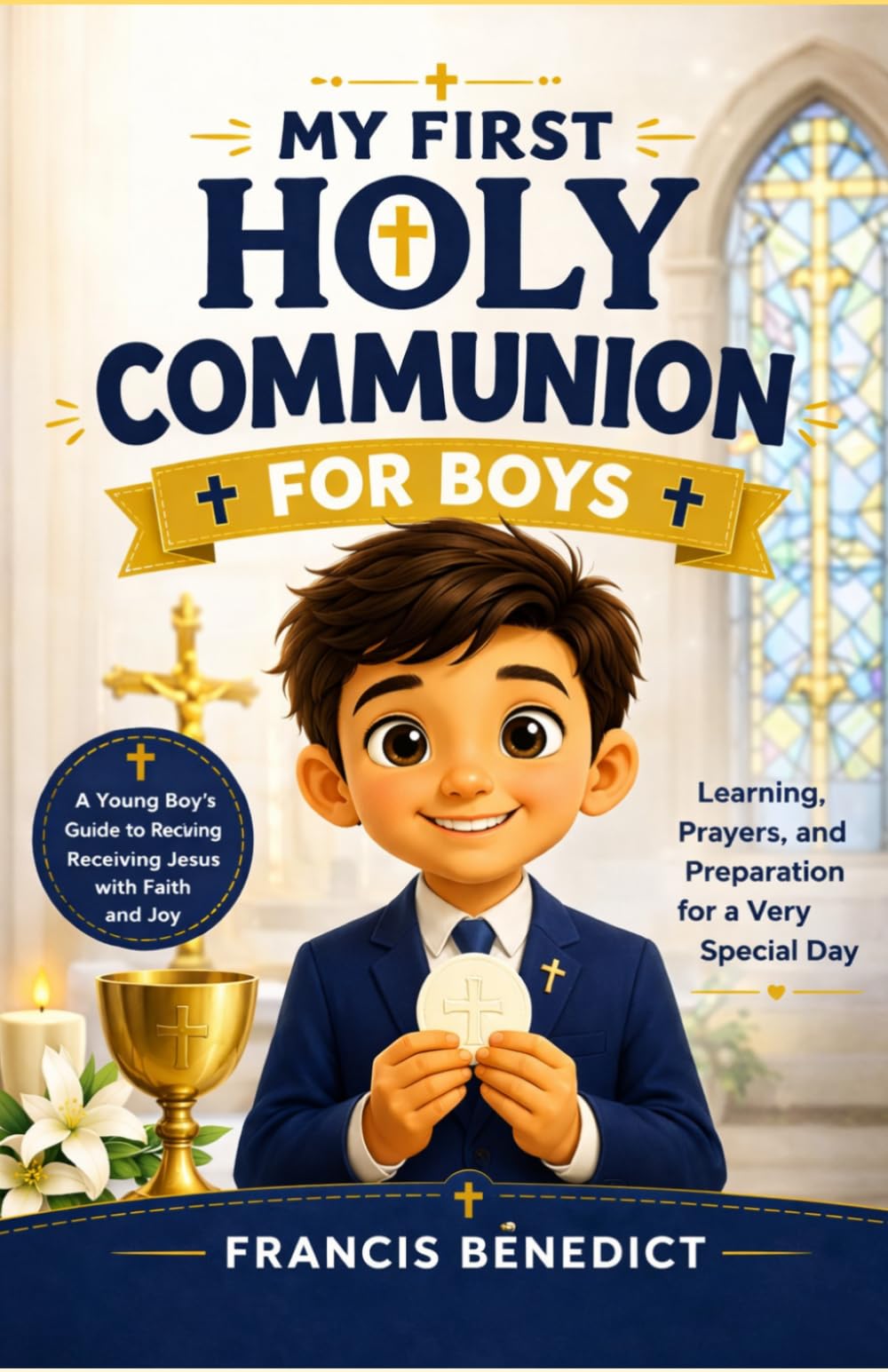 My First Holy Communion For Boys: A Young Boy's Guide to Receiving Jesus with Faith and Joy