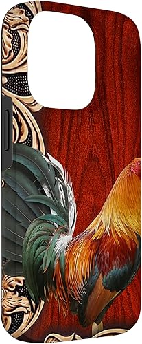 Vista 45 de Funda para iPhone 13 Pro Max Rooster wood - ROOSTER-PC