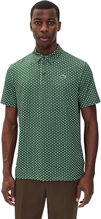 Lacoste Mens Printed Performance Polo