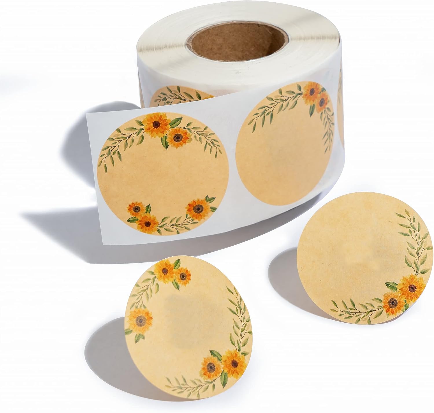 (500pc/Roll) 2" (5cm) Label Stickers for Jars and Lids Pantry Labels