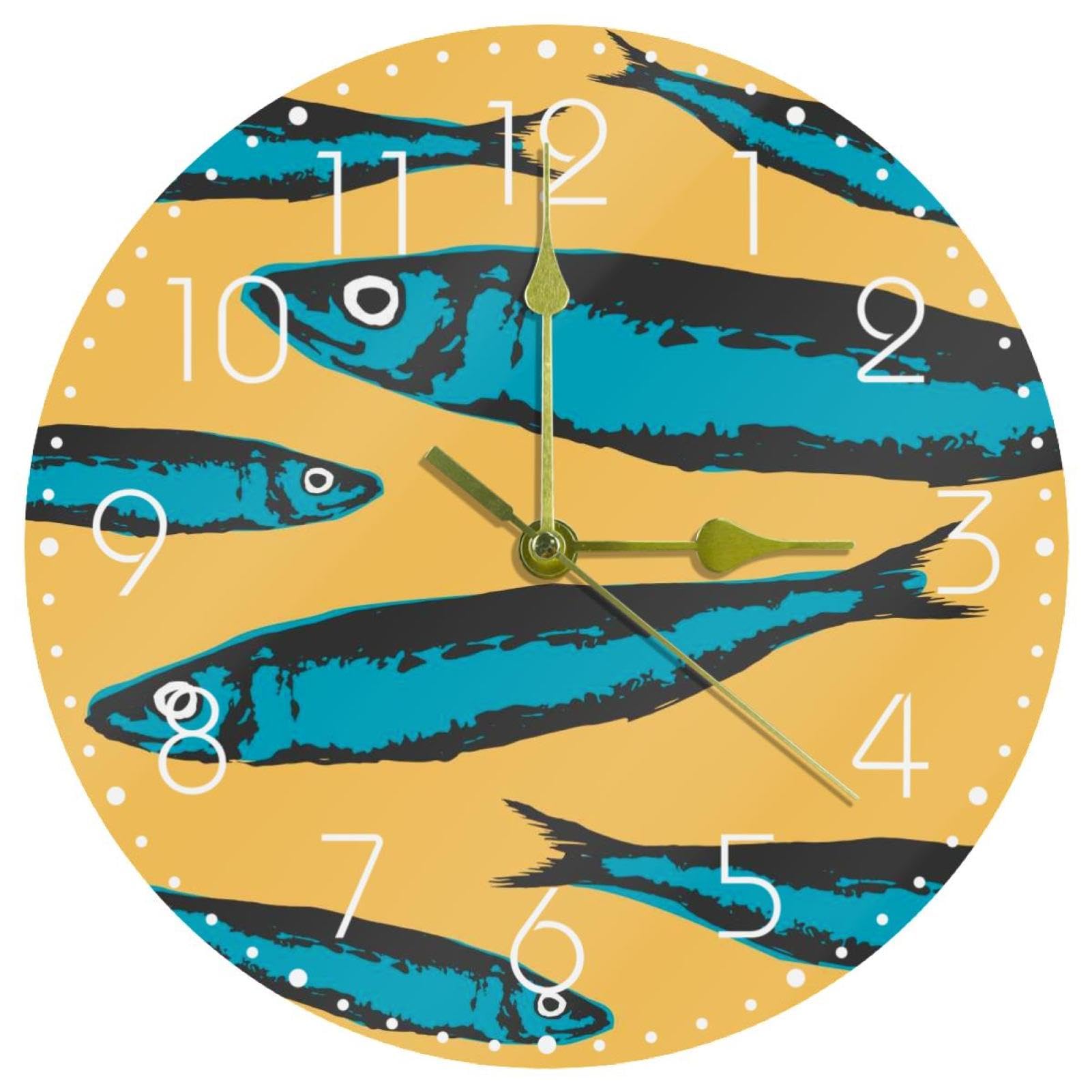 Horloge murale silencieuse pour chambre afin de dormir sans bruit