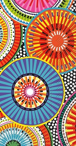 Boston International Ideal Home Range - 16 servilletas de papel de 3 capas de papel verde Nancy, con radios, 8.5 x 4.5 pulgadas