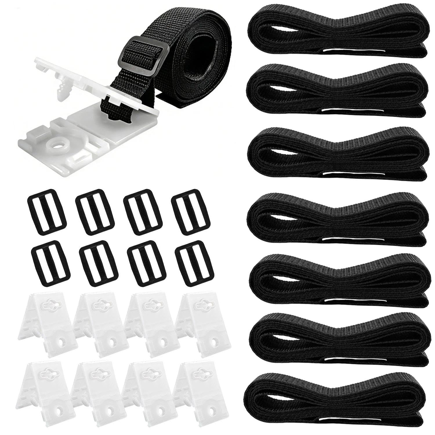 Haltebänder Poolfolie, 8pcs Pool Aufroller, Befestigung Poolplane, Befestigungsgurt mit Clip Pool Aufroller, Haltebänder Für Solarabdeckung, Poolfolie Aufroller Fester Riemen