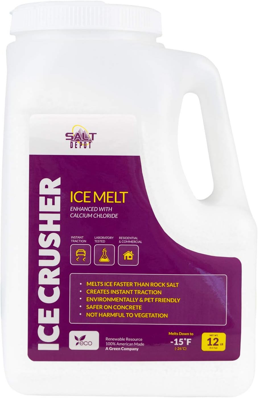 Ice Crusher Snow & Ice Melt Safe for Pets, Safe on