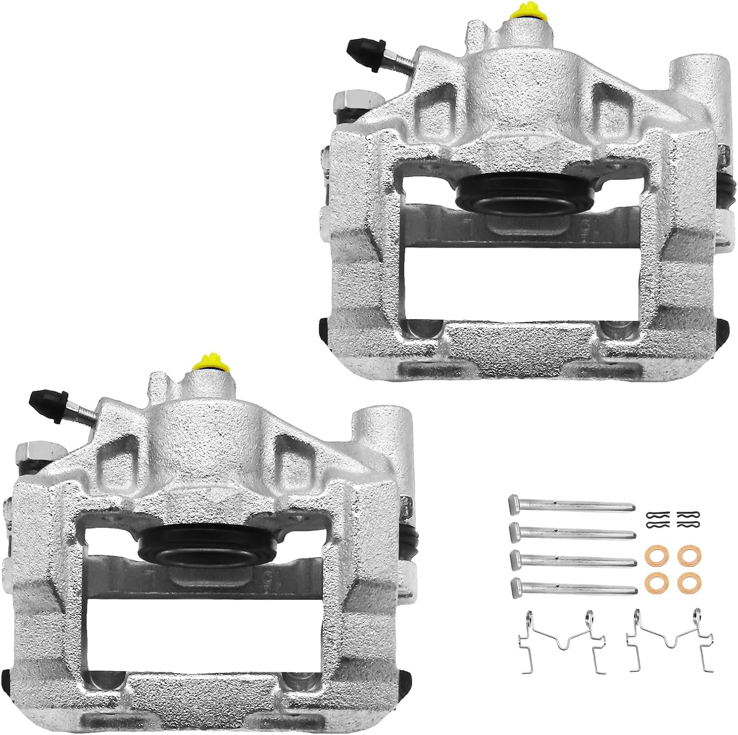 Rear Brake Caliper with Bracket Compatible with Lexus Models, IS250 2.5L V6 2006 2007 2008 2009 2010 2011 2012 2013, Driver and Passenger Side, 19B3221 19B3220, 2Pcs