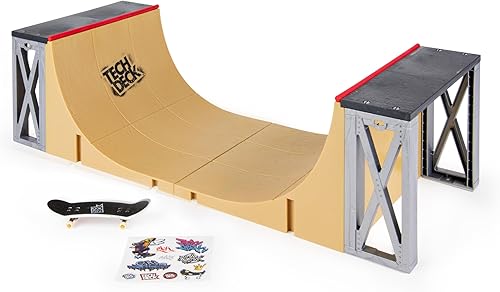 Miniatura 4 de TECH DECK - Rampa de medio tubo definitiva y tabla de dedos exclusiva de modelo Primitive Pro para edades de 6 años en adelante