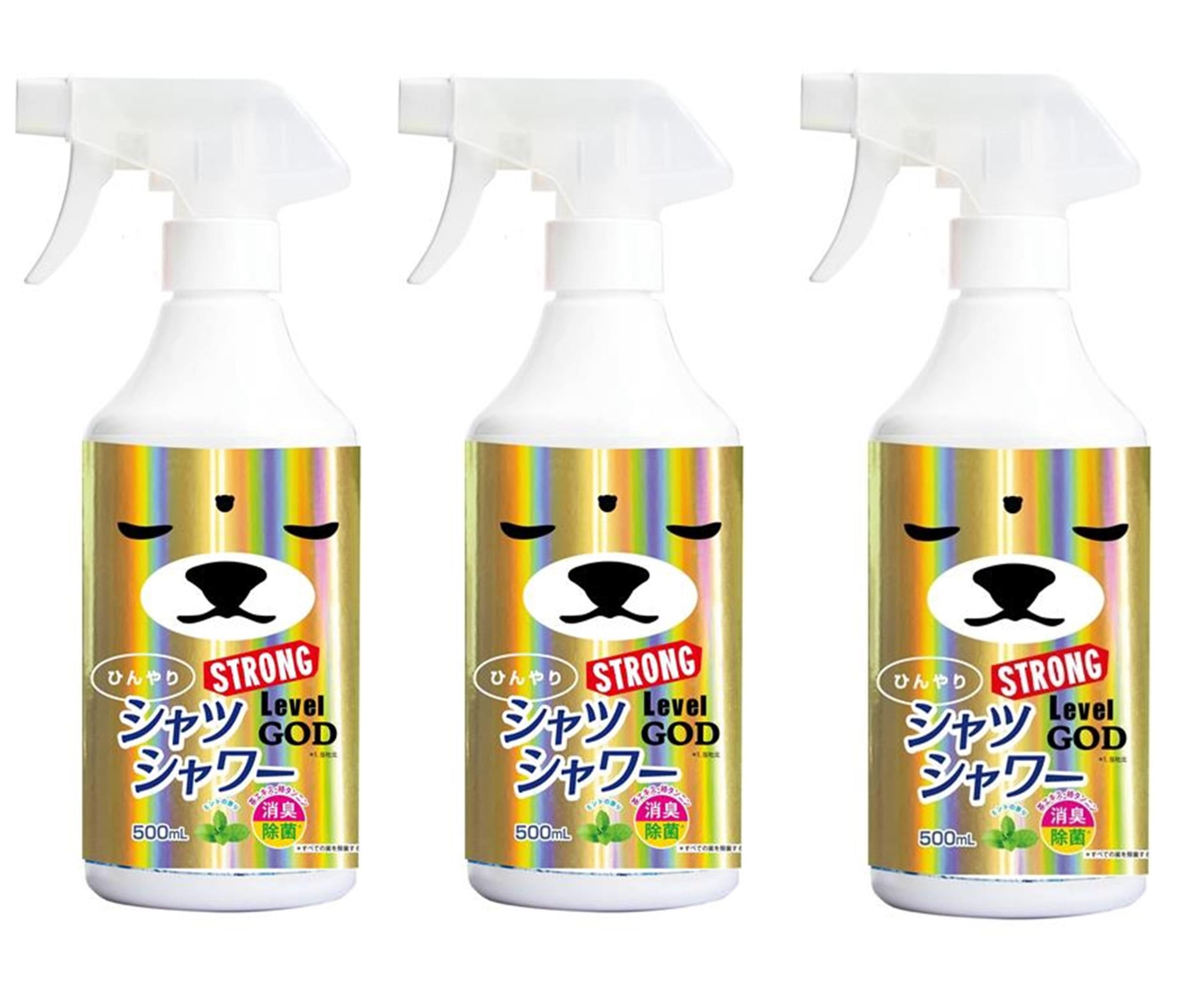 【3本セット】神冷シャツシャワー ストロングレベルＧＯＤときわ商会 3本セット】神冷シャツシャワー ストロングレベルGODときわ商会 3本