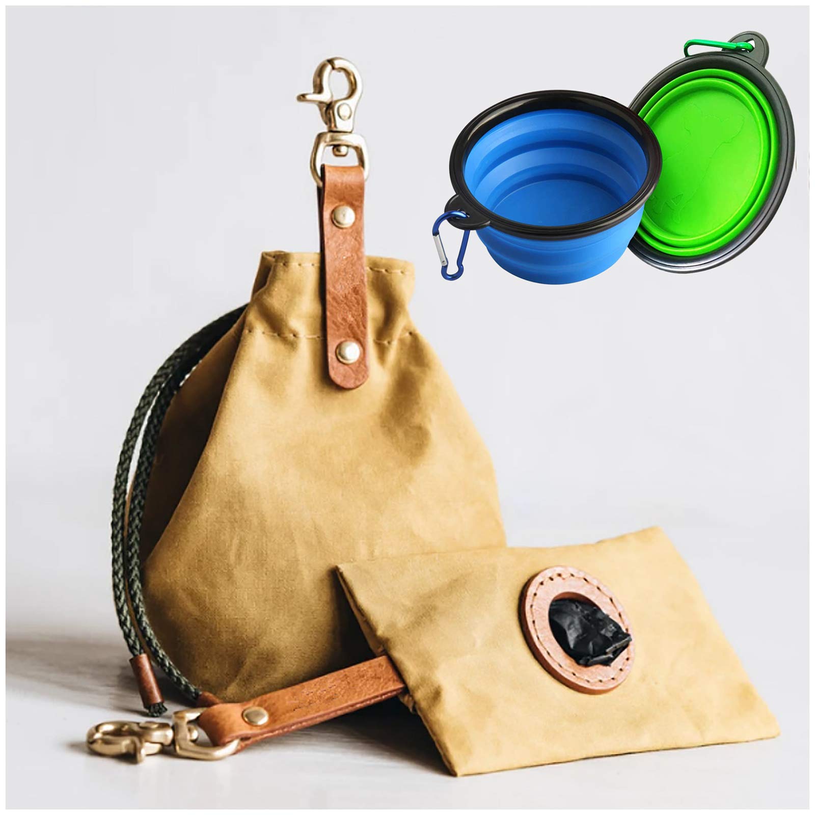 Bolsa de golosinas para almacenar bocadillos en paseos y parques de perros