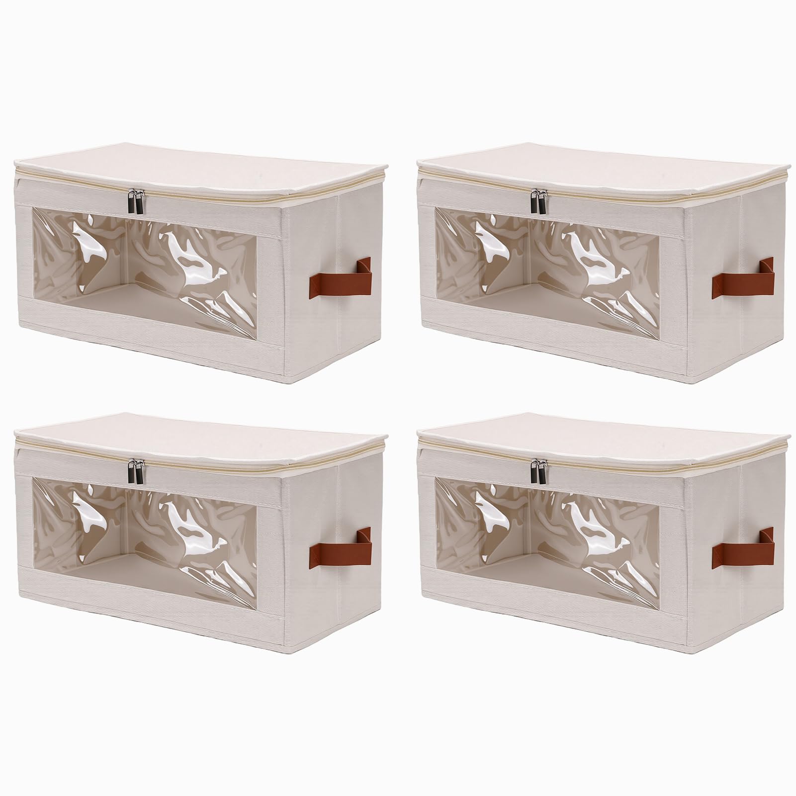 Fafeicy Caja de Almacenamiento de Filamentos, Organizador de Carretes de Impresora 3D de 24 Rollos de 1 Kg con Panel Frontal Transparente de Tela Oxford, para Suministros de Impresión 3D