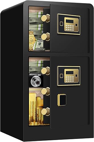 Caja de seguridad de 5.1 pies cúbicos a prueba de fuego, impermeable, caja de seguridad digital grande para oficina en casa con caja de seguridad disponible en Yaxa Peru