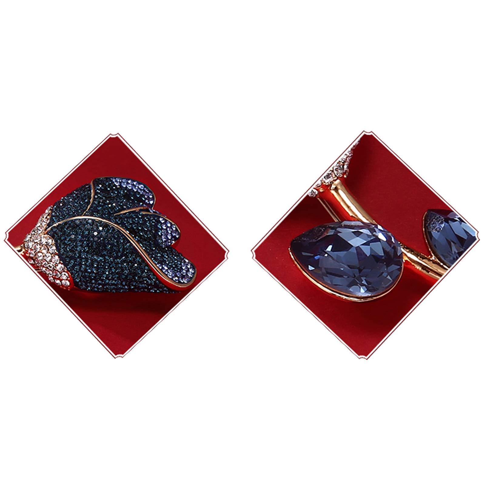 Broche para Mujer, Broche de Flor de Rosa, Accesorios de Ramillete de Moda para Mujer, Broche de Traje de Abrigo, Hermoso Broche de Flor de Rosa, para Regalo de cumpleaños para Esposa Broches