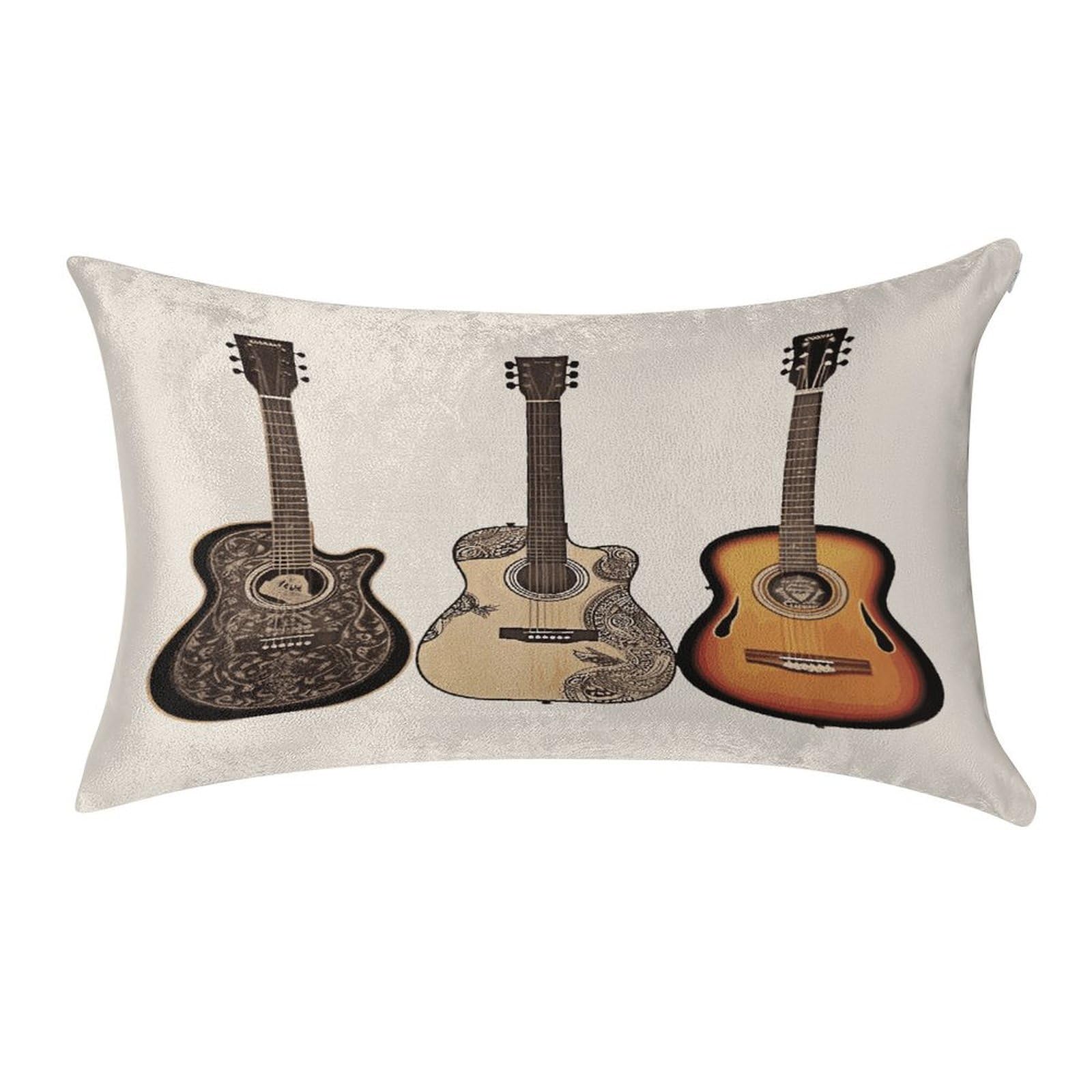 Btcowzrv Style Guitar Pillow Cover Pillow Case Pillowcase