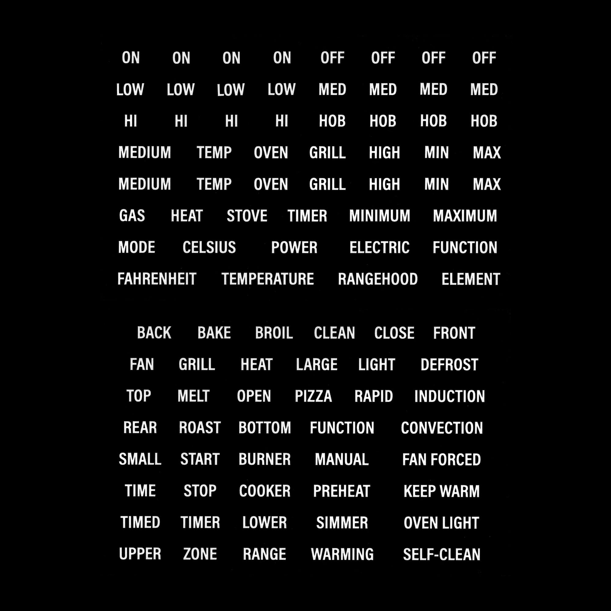 HALLMERS 96x Universal Primary Operation + Cooktop Oven