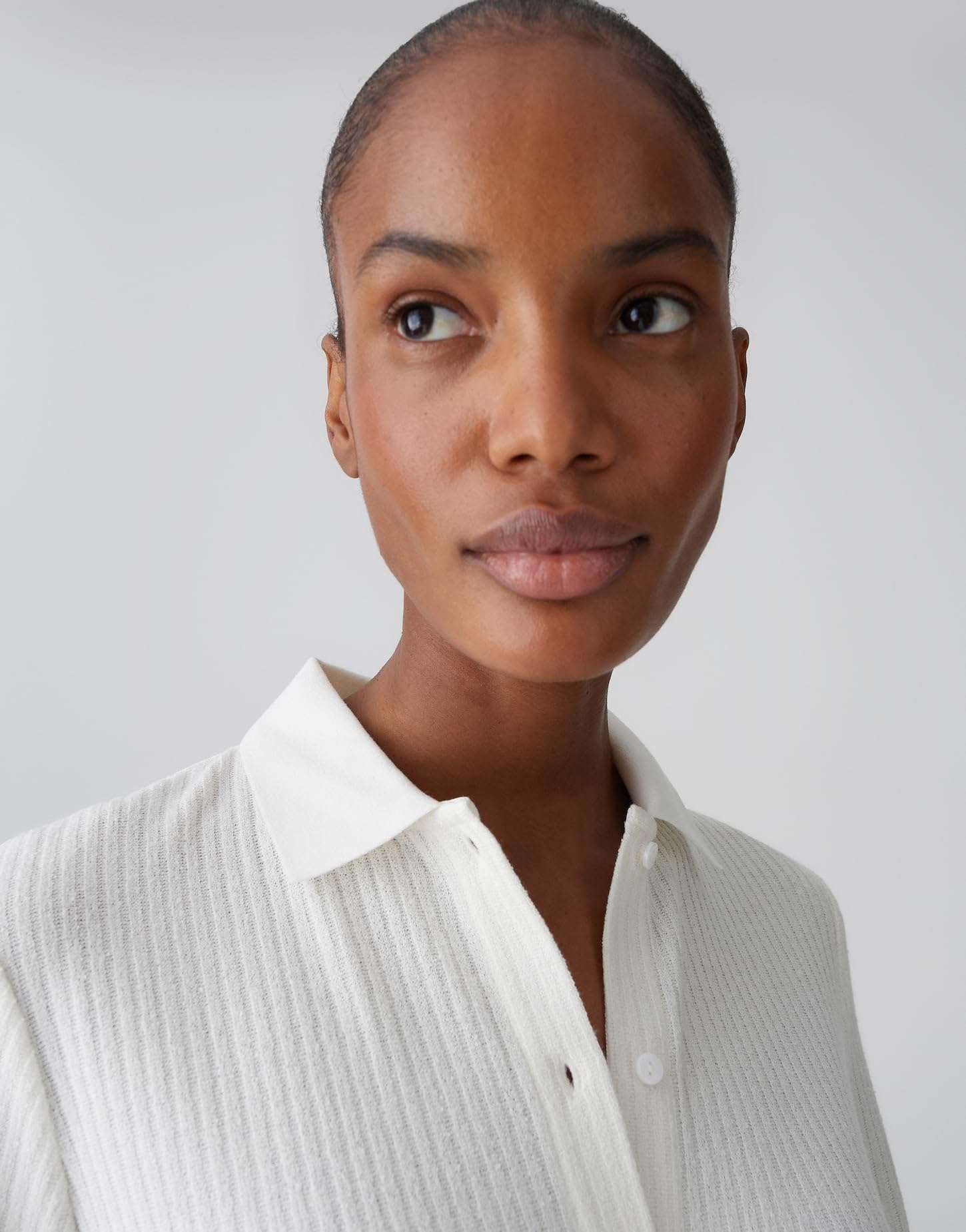 OPUS Damen Kurzarmshirt | Poloshirt mit dezenter Rippstruktur Regular Fit